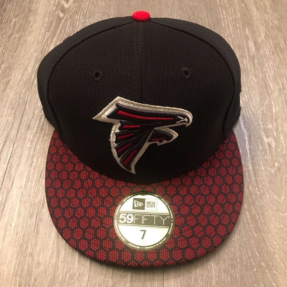 Atlanta Falcons 2017 New Era Sideline Official 59FIFTY Fitted Hat Adult Size 7 - Picture 2 of 7